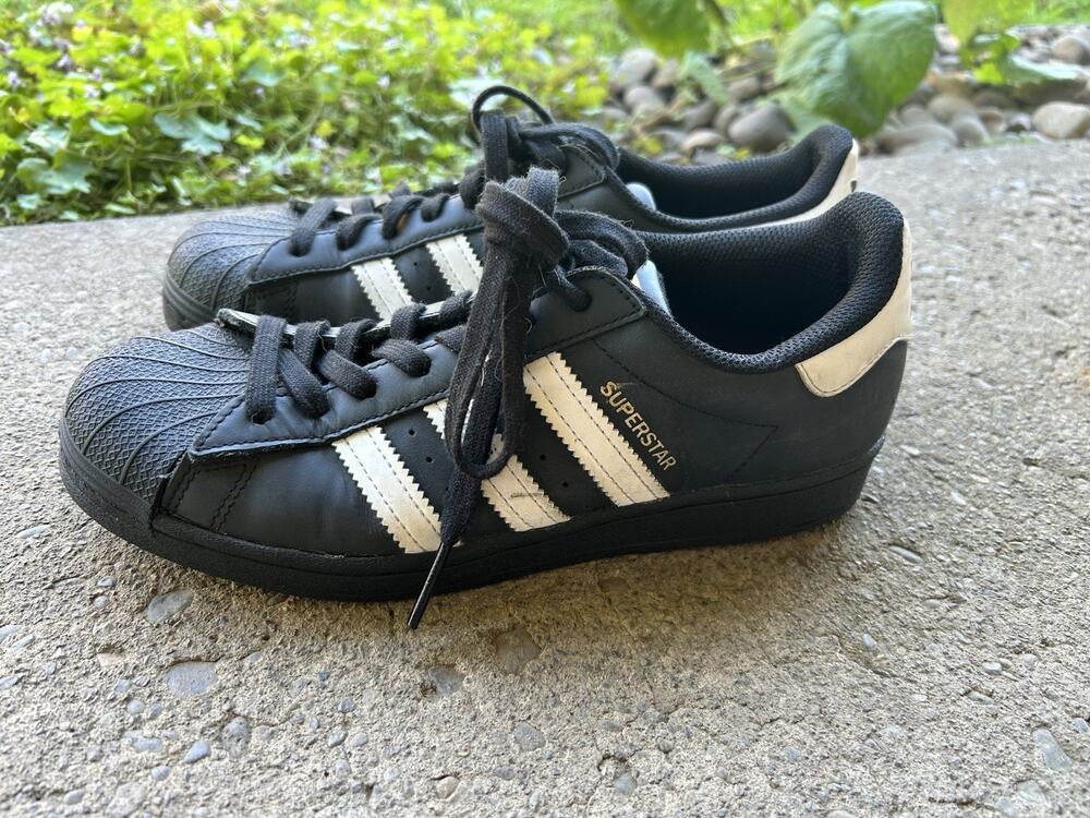 Men's Adidas Superstar Black/Wht/Black (EG4959) Size 7